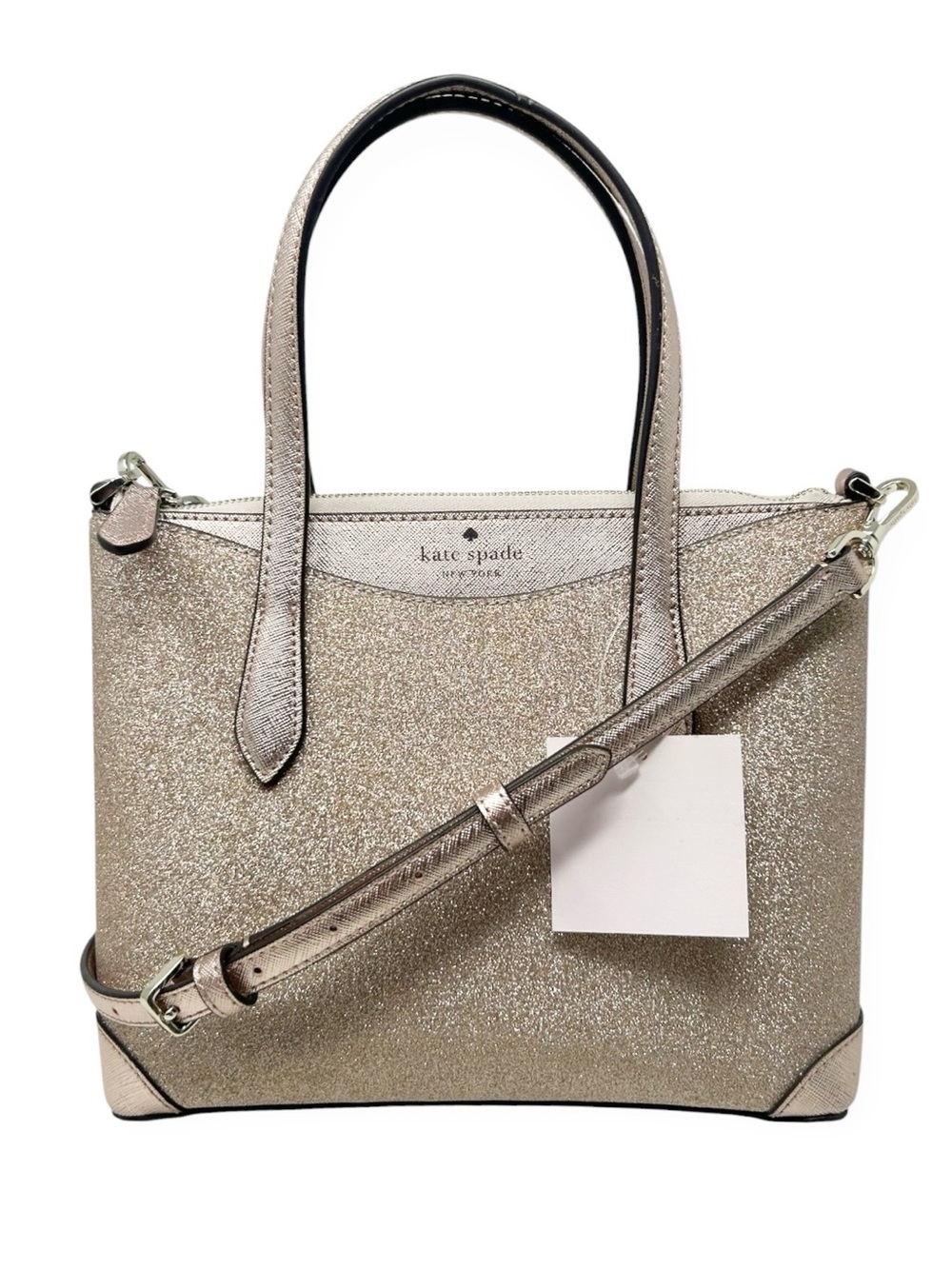 KATE SPADE Rose Gold Satchel Crossbody Bag